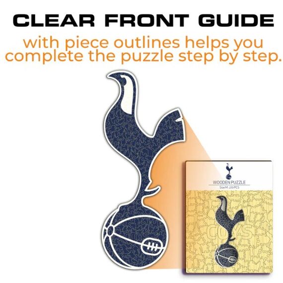 Iconic Puzzles Tottenham Hotspur FC Logo Kontur-Puzzle 150 Stück(e) Sport, 7 image