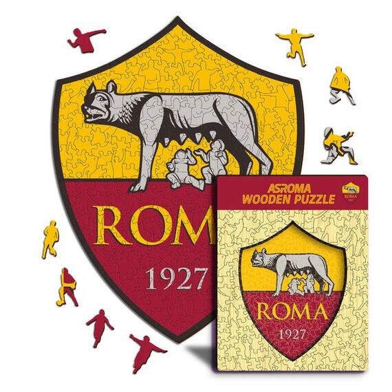 Iconic Puzzles AS Roma Logo Puzzlespiel 150 Stück(e) Sport, Farbe: Grau, Rot, Gelb