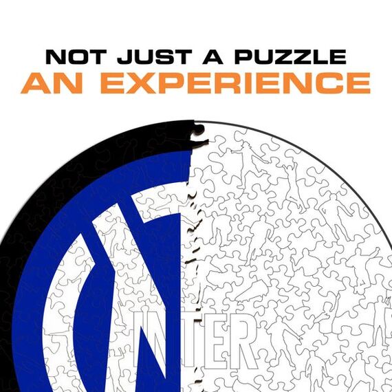 Iconic Puzzles FC Inter - Logo Puzzlespiel 150 Stück(e) Sport, Farbe: Schwarz, Blau, Weiß, 6 image