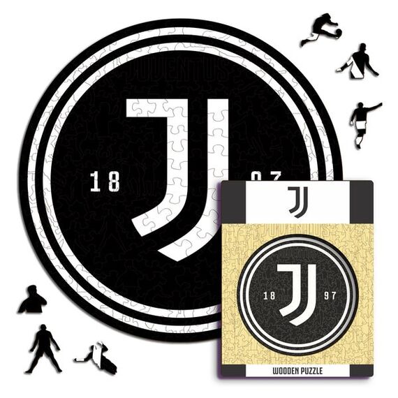 Iconic Puzzles Juventus FC Logo Puzzlespiel 150 Stück(e) Sport, Farbe: Schwarz, Weiß