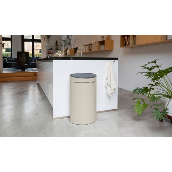 Brabantia Touch Bin New 40 l Rund Beige, 3 image