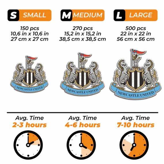 Iconic Puzzles Newcastle United FC Logo Formpuzzle 270 Stück(e) Sport, 6 image