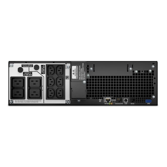 APC Smart-UPS On-Line SRT5KRMXLI - 5000VA, 6x C13, 4x C19 Ausgang, Rack-montierbar, eingebettetes NMC