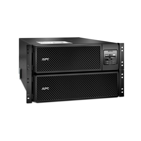 APC Smart-UPS On-Line SRT8KRMXLI – 8kW/VA, 6x C13 + 4x C19 + festverdrahteter 1-Phasen-Ausgang, Rack-montierbar, eingebettetes NMC