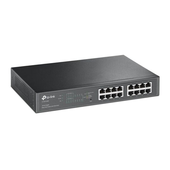TP-Link TL-SG1016PE Netzwerk-Switch Managed L2 Gigabit Ethernet (10/100/1000) Power over Ethernet (PoE) Schwarz