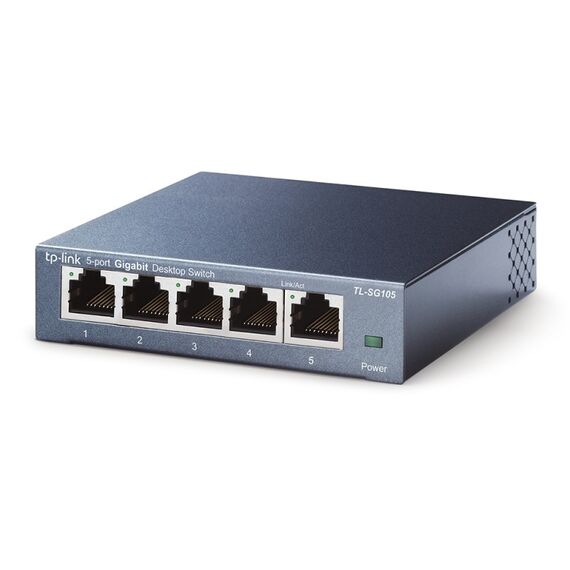 TP-Link TL-SG105 Netzwerk-Switch Unmanaged L2 Gigabit Ethernet (10/100/1000) Schwarz
