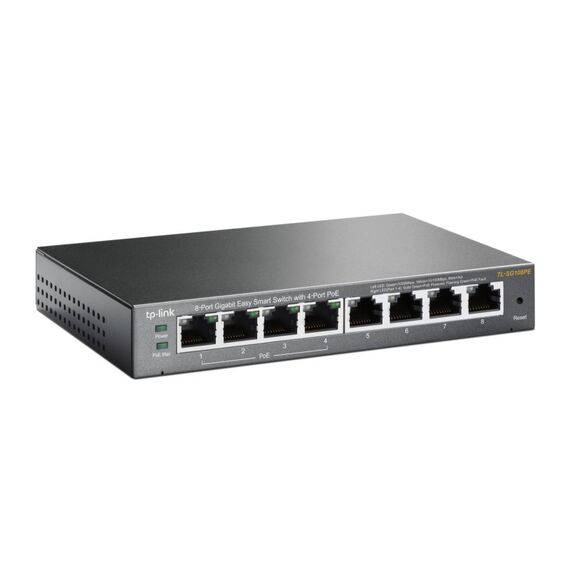 TP-Link 8-Port Gigabit Easy Smart Switch mit 4-Port PoE+