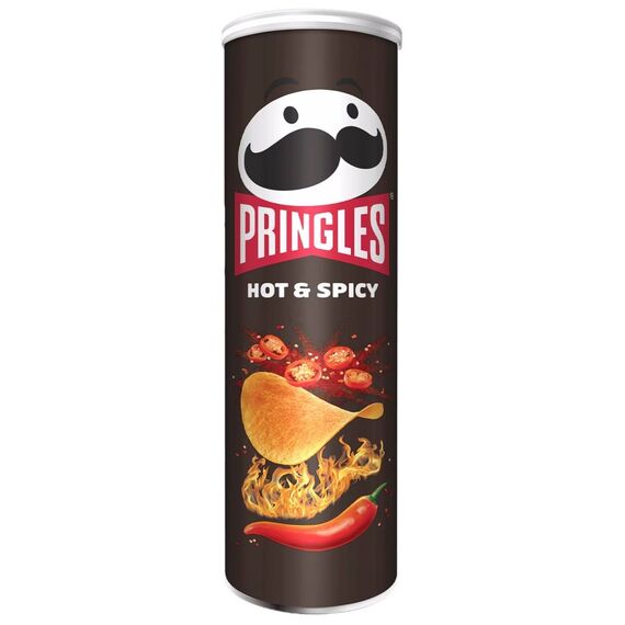 Pringles Hot & Spicy 185 g Kartoffelchips Paprika, Spicy