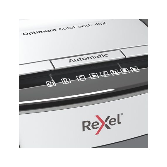 Rexel Optimum AutoFeed 45X Aktenvernichter Partikelschnitt-Zerkleinerung 55 dB 22 cm Schwarz, 4 image