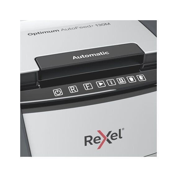 Rexel Optimum AutoFeed+ 130M Aktenvernichter Mikrogeschnittene Zerkleinerung 55 dB 22 cm Schwarz, 4 image