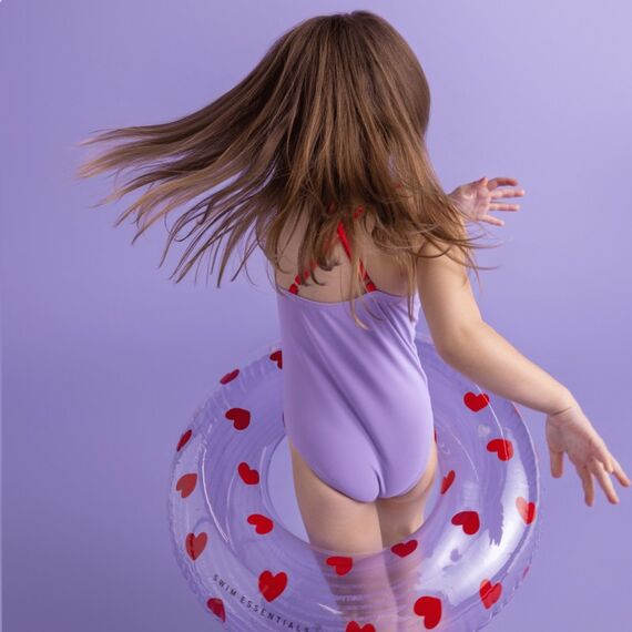 Swim Essentials Schwimmring - Lila - Sweet Hearts, Farbe: Violett, 5 image