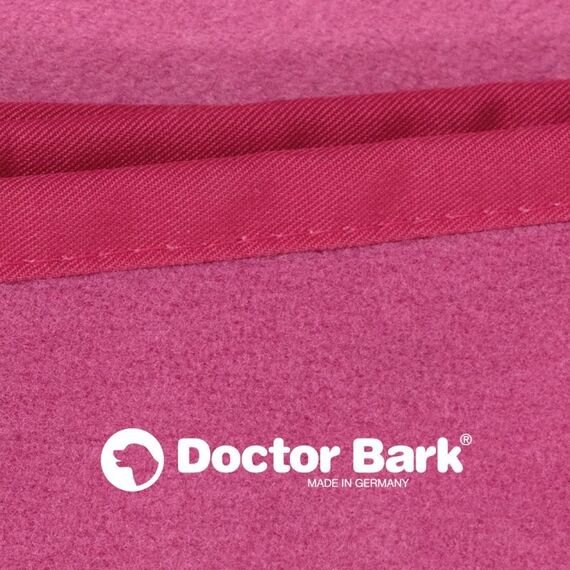 Doctor Bark Kuscheldecke Fleece hot pink L, Farbe: Pink, 2 image