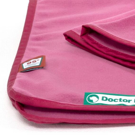 Doctor Bark Kuscheldecke Fleece hot pink L, Farbe: Pink, 3 image