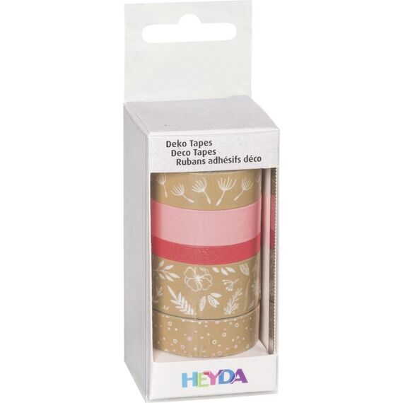 HEYDA Natural Leaves Dekorative Bänder 5 m Mehrfarbig