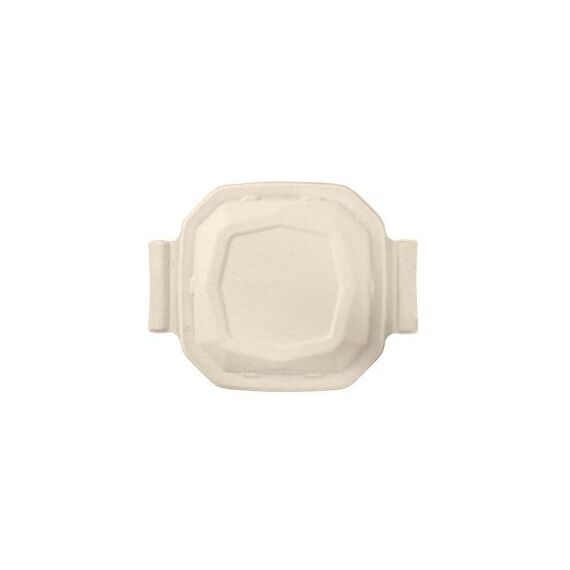 Duni 205658 Einweg-Deckel Zuckerrohr Braun