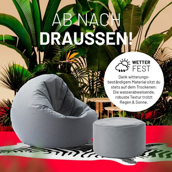 Lumaland 20713 Hocker & Sitzkissen Hocker/Ottomane Rund, 5 image