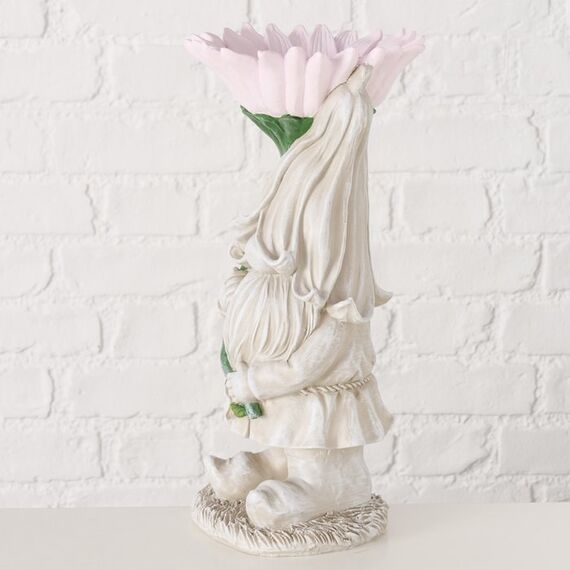 Boltze 2078488 Dekorative Statue & Figur Grau, Rose Keramik, 5 image