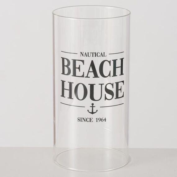 Boltze 2079295 Kerzenständer Glas, Stein Grau, Transparent, 4 image