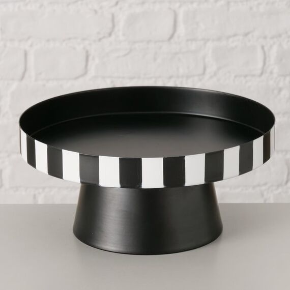 Boltze 2080060 Serviertablett Klassisches Serviertablett Rund Schwarz, Weiß, 3 image