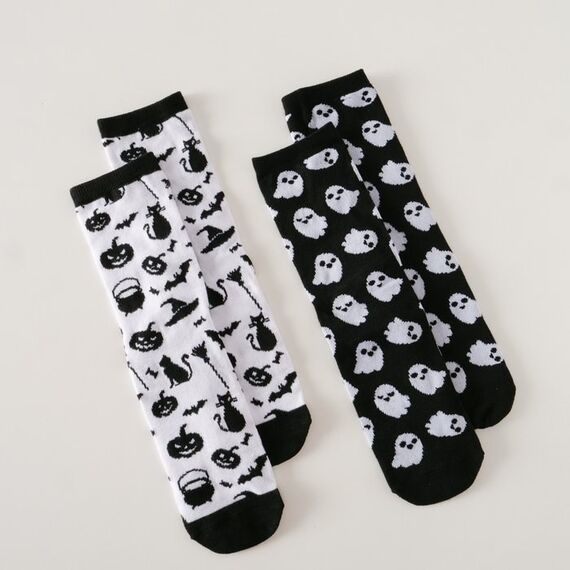 Boltze 2083425 Socke Unisex Crew-Socken Schwarz, Weiß 2 Paar(e), 3 image