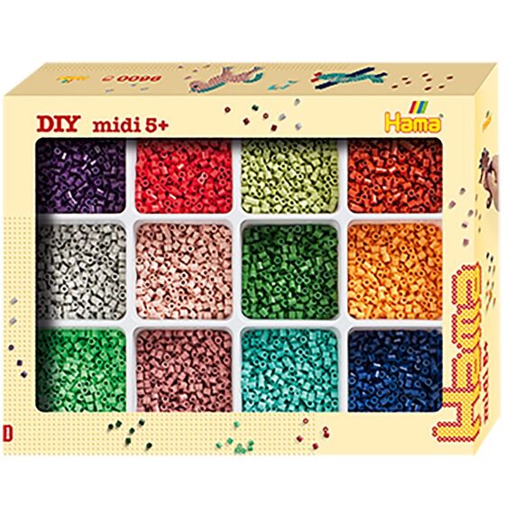 Hama 2096 Rohrförmige Perle Mehrfarbig 9600 Stück(e)