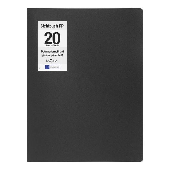 Pagna 21009-01 Sammelmappe Polypropylen (PP) Schwarz A4