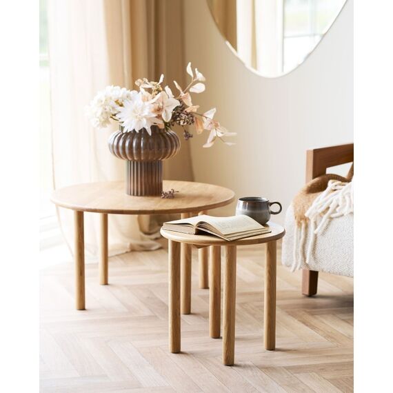 House Nordic 2101055 Beistelltisch Kaffeetisch Rundform 4 Bein(e), 2 image