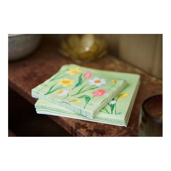Duni Spring Melody Papier Weiß 50 Stück(e), 4 image