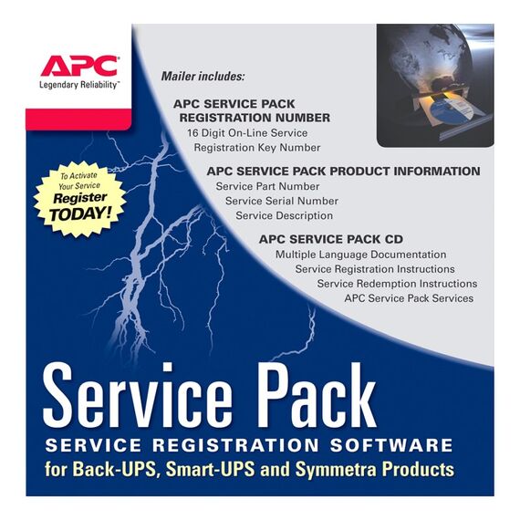 APC Service-Paket, 1 Jahr Garantieverlängerung (beim Kauf eines neuen Geräts), 3 image