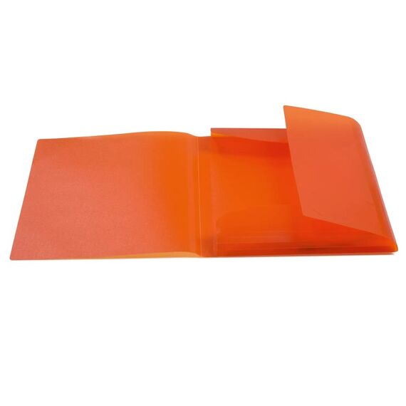 HERMA 19503 Sammelmappe Polypropylen (PP) Orange, Durchscheinend A4