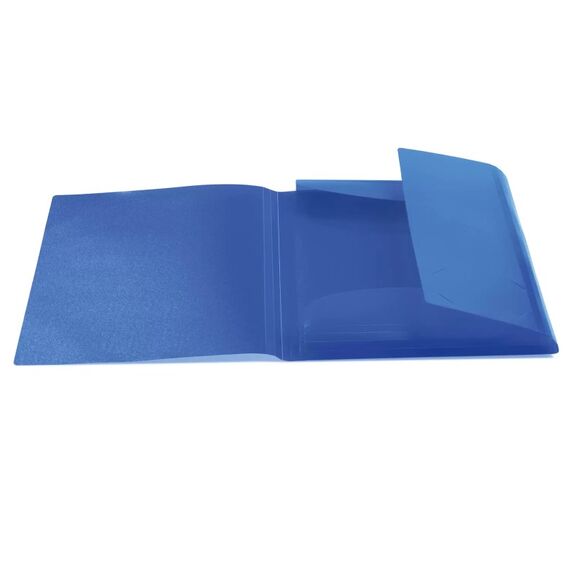 HERMA 19507 Sammelmappe Polypropylen (PP) Blau, Durchscheinend A4