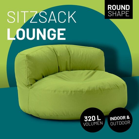 Lumaland Sitzsack-Sofa Grün Drinnen Stuhl, 2 image
