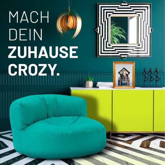 Lumaland Sitzsack-Sofa Türkis Drinnen Stuhl, 3 image