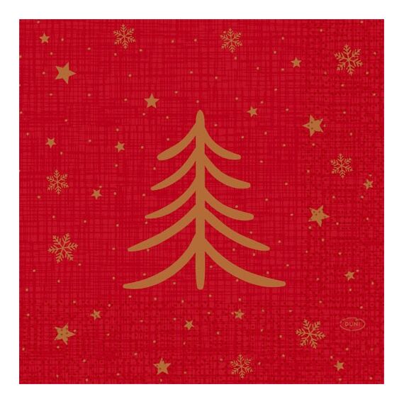 Duni 211617 Papierserviette Seidenpapier Rot 500 Stück(e), Farbe: Rot