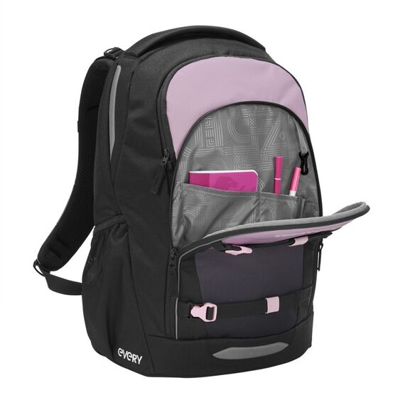 Coocazoo EVERY Rucksack City backpack Schwarz, Rose Polyester, 3 image