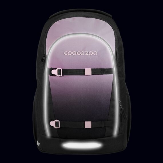 Coocazoo EVERY Rucksack City backpack Schwarz, Rose Polyester, 4 image