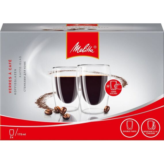 Melitta 212903 Kaffeeglas Durchscheinend 2 Stück(e) 175 ml