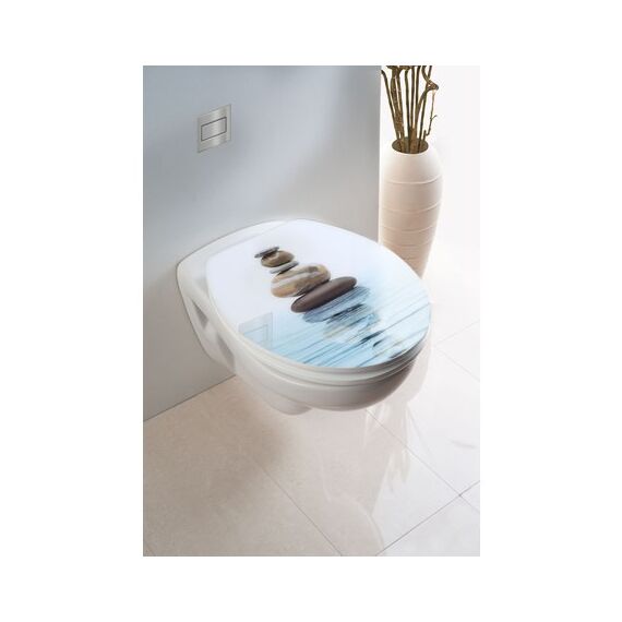 WENKO 21747100 Toilettensitz Harter Toilettensitz Acryl, Duroplast Mehrfarbig, 3 image