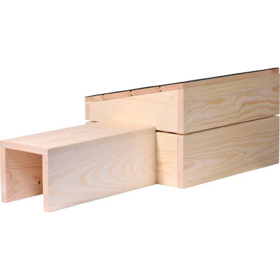 Dobar 22227FSCE Kleintierkäfig/-lebensraum Igel Schwarz, Holz