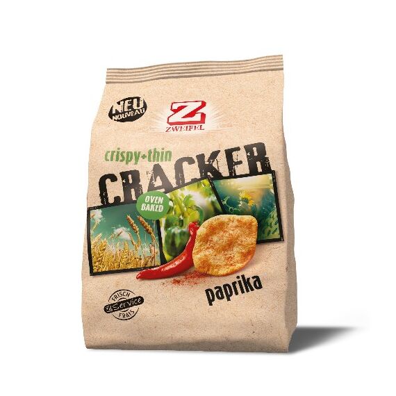 Zweifel Cracker Crispy & Thin Paprika