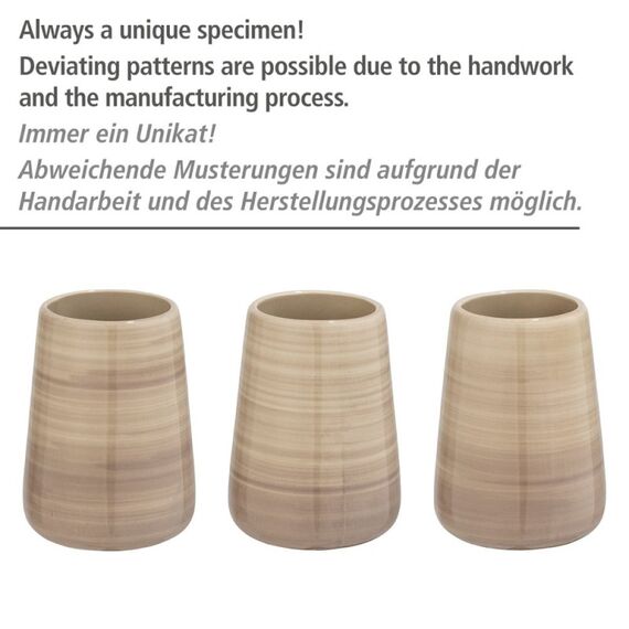 WENKO Seifenspender Pottery Sand hochwertige Keramik 360 ml, 3 image