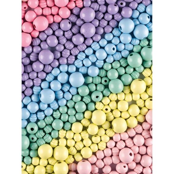 Folia 22993 Perle Perlenmischung Holz Gemischte Farben 2000 Stück(e), 2 image