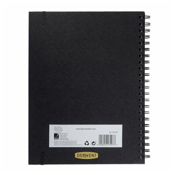 Derwent 2300379 Notizbuch A4 40 Blätter Schwarz, 3 image
