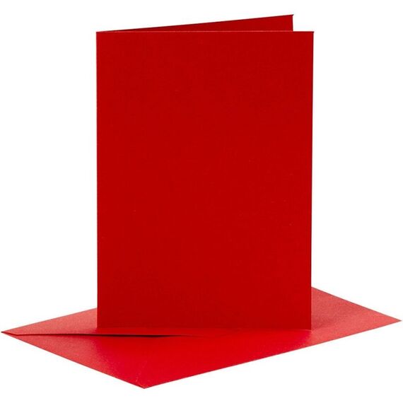 Creativ Company 23019 Briefumschlag C6 (114 x 162 mm) Rot 6 Stück(e)