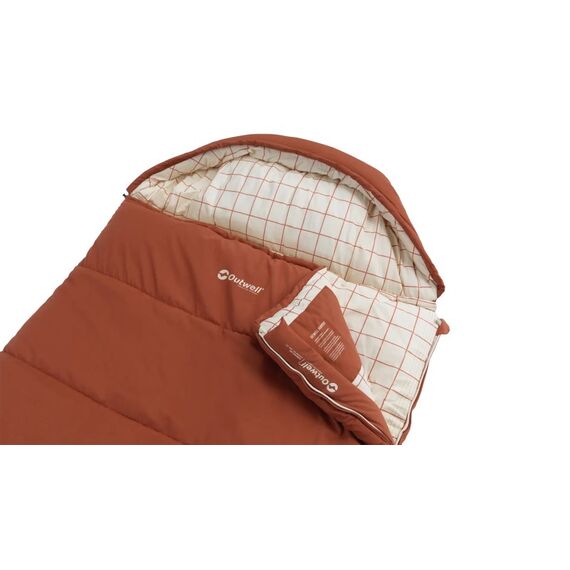 Outwell 230501 Schlafsack Erwachsener Halb-rechteckiger Schlafsack Polyester Rot, 2 image