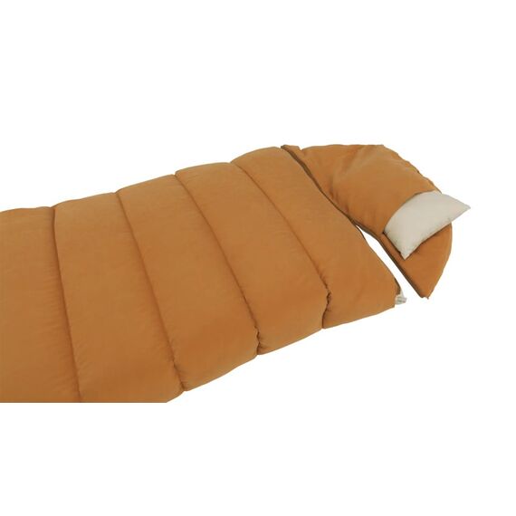 Outwell 230506 Schlafsack Erwachsener Halb-rechteckiger Schlafsack Baumwolle, Nylon, Polyester, Recyceltes Polyester Gelb, 3 image