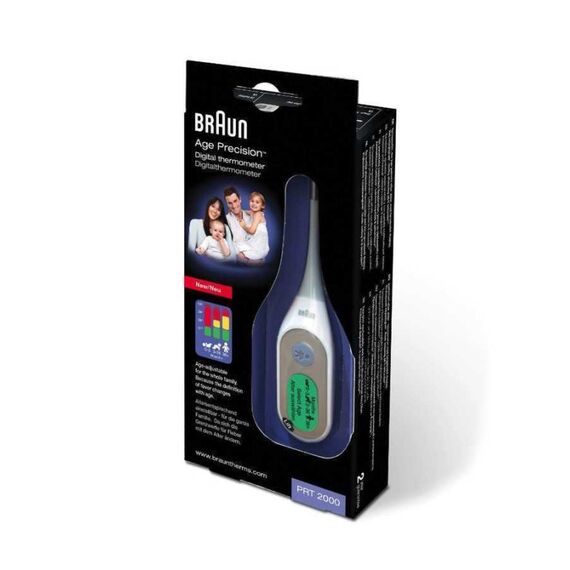 Braun PRT2000 Digitales Fieberthermometer Kontakt Blau, Weiß Unterarm, 2 image