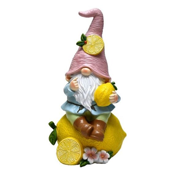 dameco 23122 Gartenfigur Gartenstatue Gnom Polyresin Schwarz, Blau, Grün, Pink, Weiß, Gelb 1 Stück(e)