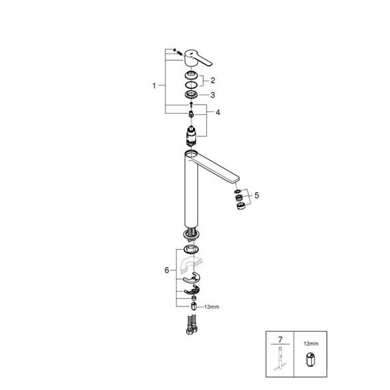 GROHE 234052431 Wasserhahn Schwarz, 4 image
