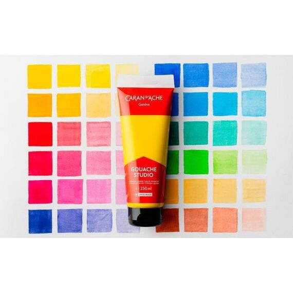 Caran d-Ache Gouache Studio 250 ml, Farbe: Rot, Violett, 3 image